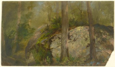 escena del bosque de John Ferguson Weir