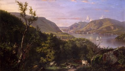 Vista de las Tierras Altas desde West Point, 1862 de John Ferguson Weir