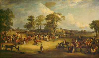 Carreras en Heaton Park de John Ferneley