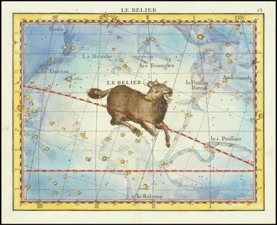 1776 - John Flamsteed - Le Belier (Aries) de John Flamsteed