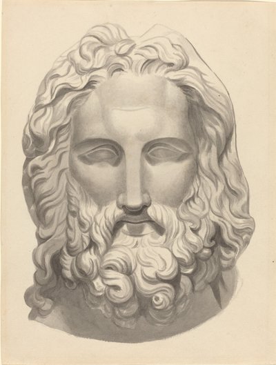 Cabeza barbada antigua de John Flaxman