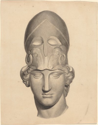 Cabeza antigua con casco de John Flaxman