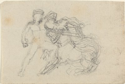 Batalla entre Hombre y Centauro de John Flaxman