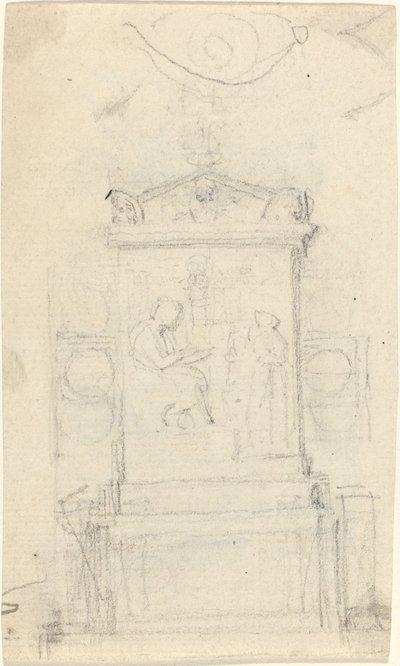Diseño para la tumba del Dr. Joseph Warton de John Flaxman