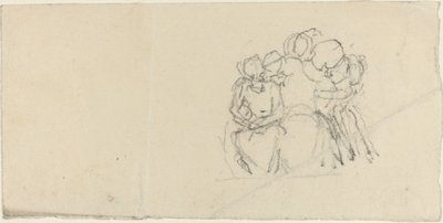 Grupo de figuras rodeando a una figura sentada de John Flaxman