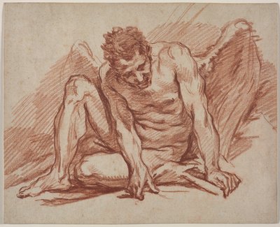Academia masculina con alas de John Flaxman