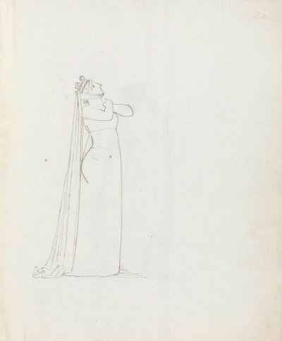 Mrs. Siddons como Constance, 1783 de John Flaxman