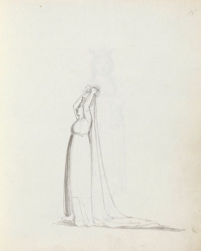 Mrs. Siddons como Constance, 1783 de John Flaxman