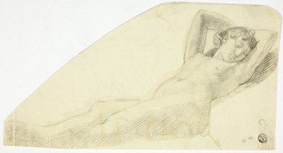 Chica desnuda dormida de John Flaxman