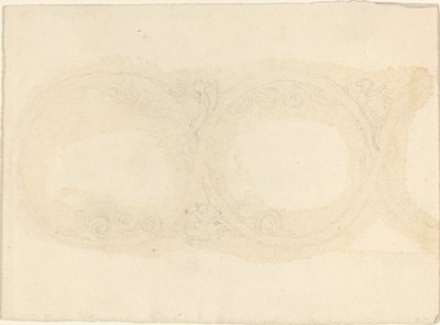 Diseño de Borde Ornamental con Figuras Femeninas Aladas de John Flaxman