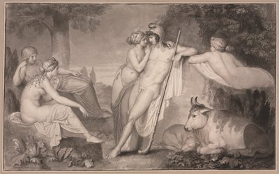 París y Enone, 1791 de John Flaxman