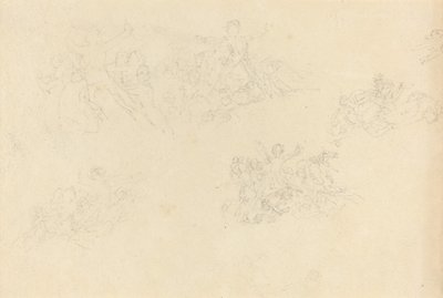 Hoja de estudios de John Flaxman