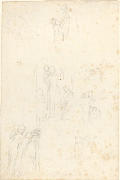 Hoja de estudios de John Flaxman