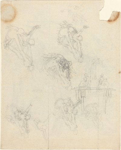 Hoja de estudios de John Flaxman