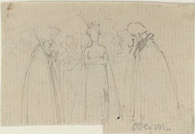 Hoja de Estudios [recto y verso] de John Flaxman