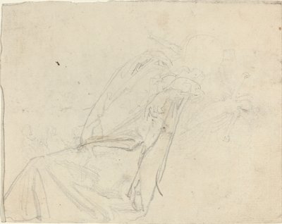 Hoja de Estudios (recto y verso) de John Flaxman
