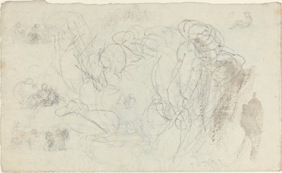 Hoja de Estudios [recto y verso] de John Flaxman