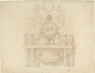 Estudio para Decoraciones del Palacio de Buckingham de John Flaxman