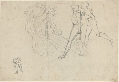 Estudio para El progreso del peregrino (?) de John Flaxman