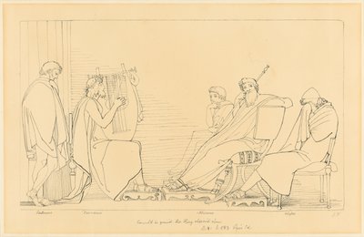 La canción de Demodocus de John Flaxman