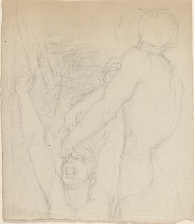 Dos Figuras Luchando de John Flaxman