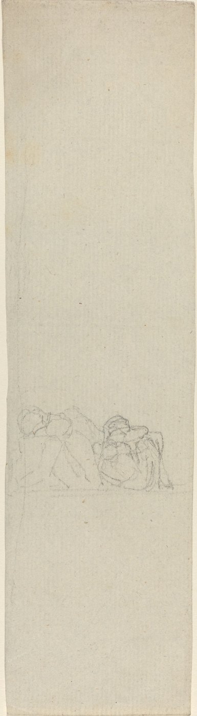 Dos Figuras Acurrucadas de John Flaxman