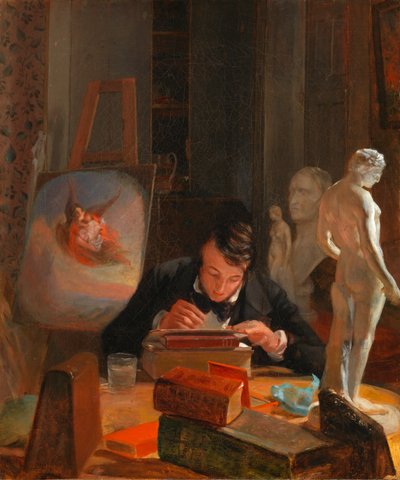 Retrato de Godfrey Frankenstein, ca. 1840 de John Frankenstein