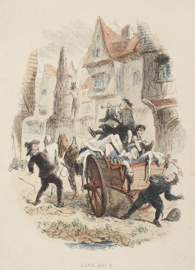 Página de Título de Old St. Pauls, por William Harrison Ainsworth, pub. 1855 de John Franklin