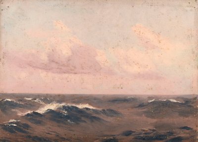 Paisaje marino, c.1900 (óleo sobre lienzo) de John Fraser