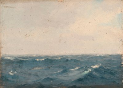 Paisaje marino, c.1900 (óleo sobre lienzo) de John Fraser