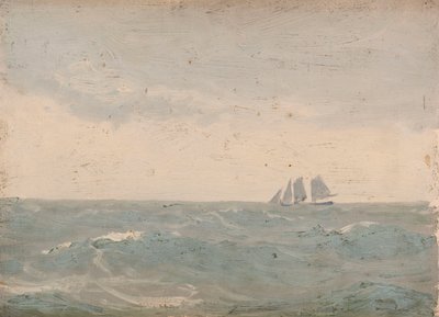 Paisaje marino, c.1900 (óleo sobre lienzo) de John Fraser