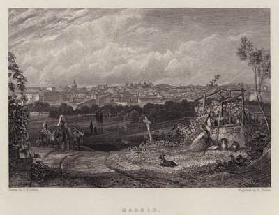 Madrid de John Frederick (after) Lewis