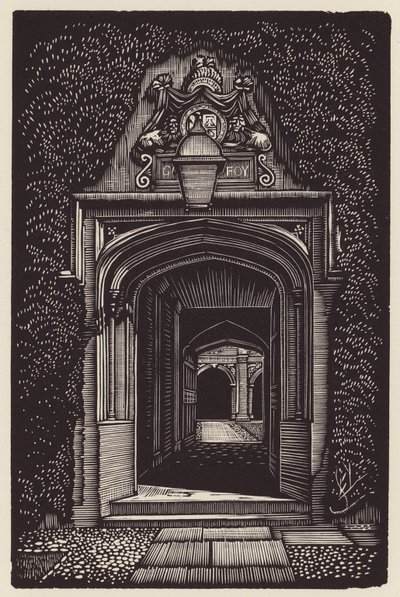 Cambridge: Magdalene (xilografía) de John Frederick Greenwood