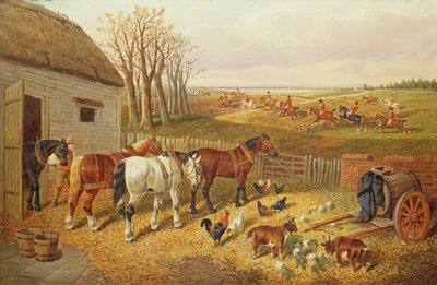 Una granja ocupada de John Frederick Herring