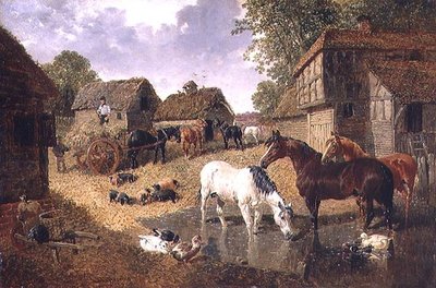 Cargando el carro de heno de John Frederick Herring Jnr