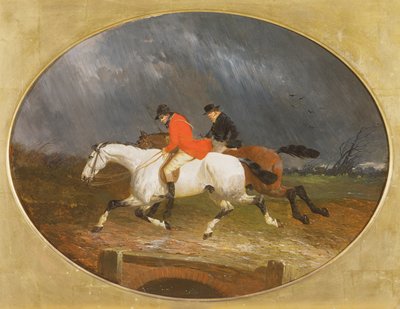 El regreso de la caza bajo la lluvia de John Frederick Herring Junior