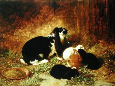 Una familia feliz de John Frederick Herring Senior
