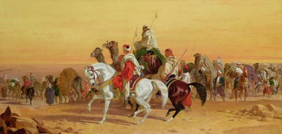 Una caravana árabe de John Frederick Herring Senior