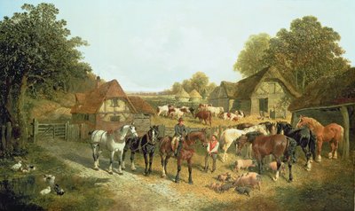 Una granja inglesa de John Frederick Herring Senior