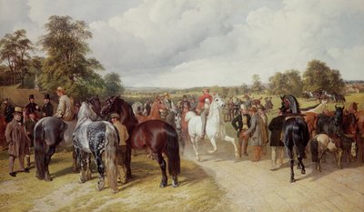 Feria de caballos inglesa en Southborough Common de John Frederick Herring Senior