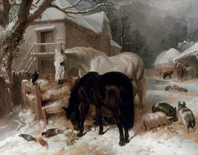 Escena de Granja de John Frederick Herring Senior