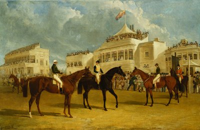 Preparándose para Empezar por la Copa del Emperador de Rusia en Ascot de John Frederick Herring Senior