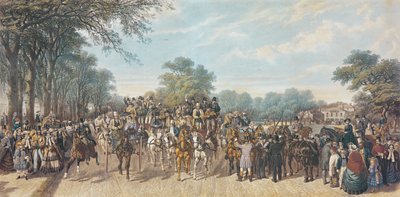 Regreso del Derby, 1862 de John Frederick Herring Senior