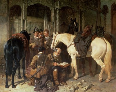 Cabezas redondas en una iglesia de Arundel de John Frederick Herring Senior