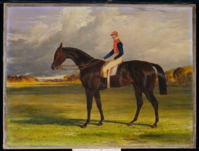 La potranca del conde de Chesterfield "Industry", con W. Scott, en un paisaje, 1838 de John Frederick Herring Senior