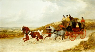 El correo real de Edimburgo y Londres de John Frederick Herring Senior