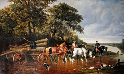 El carro de madera de John Frederick Herring Senior