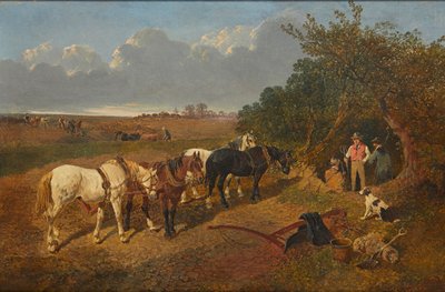 Descansando el equipo de John Frederick Jr. Herring