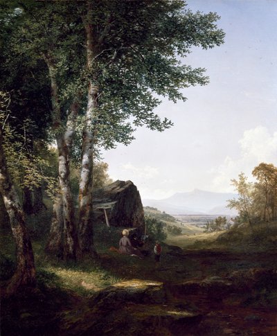 Vista de la montaña Mansfield, 1849 de John Frederick Kensett