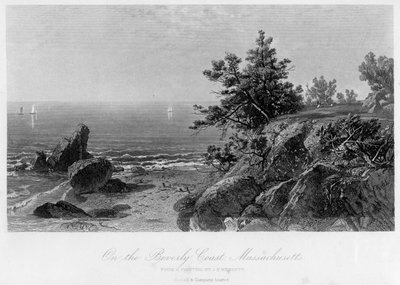 En la costa de Beverly, Massachusetts, siglo XIX de John Frederick Kensett